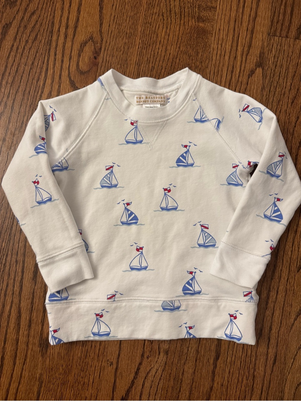 NWOT The Beaufort Bonnet Company sailboat sweatshirt